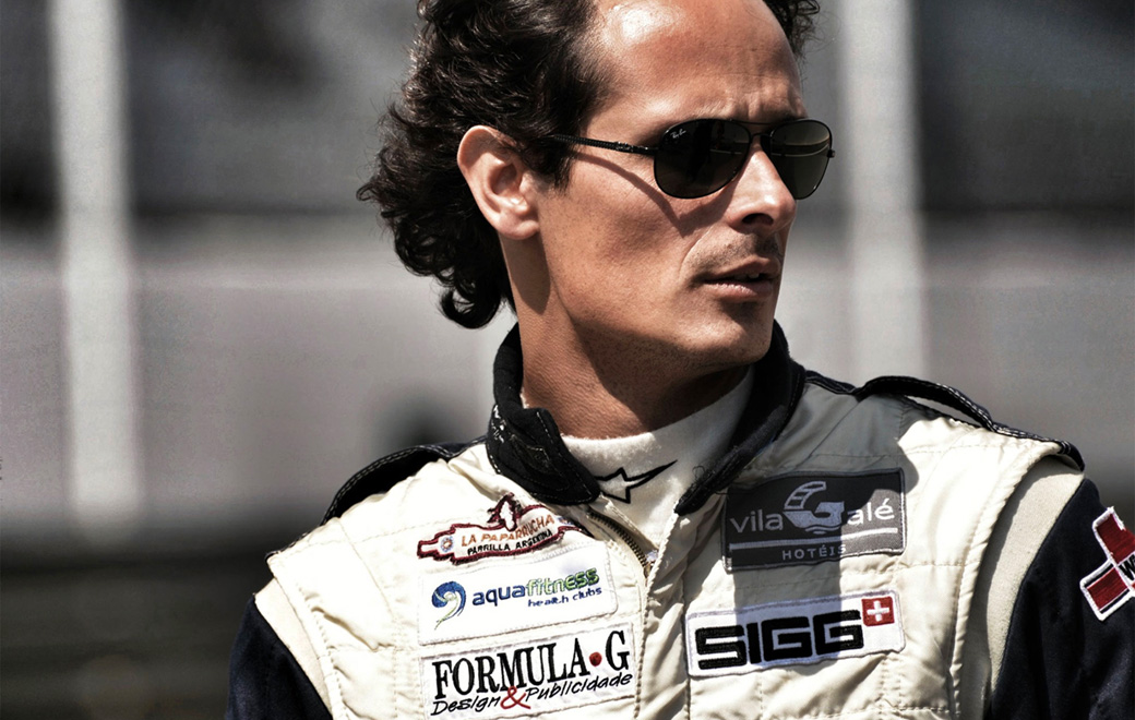 Pedro Moleiro in his racing suit